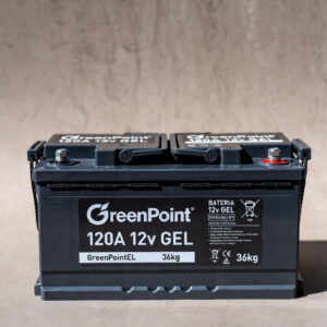 Bateria 120A 12v GEL GreenPoint 36kg
