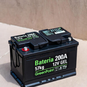 Bateria 200A 12V GEL GreenPoint 57kg