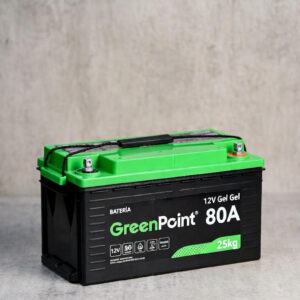 Bateria 80A 12V Gel GreenPoint 25kg