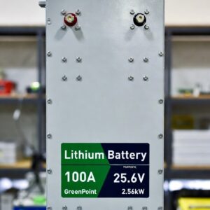 Bateria Litio 100A 25.6V GreenPoint 2.56kw