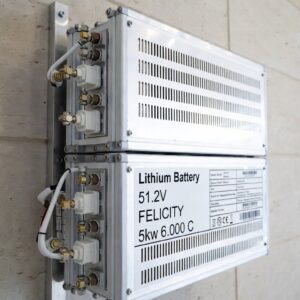 Bateria Litio 100A 51.2V FELICITY 5kw 6.000 C