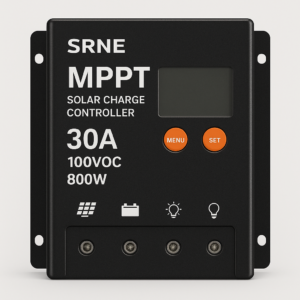 Controlador MPPT 30A 100Voc 800W SRNE