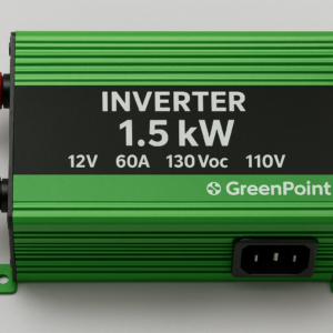 inversor 1.5kW 12V 60A 130Voc 110V GreenPoint
